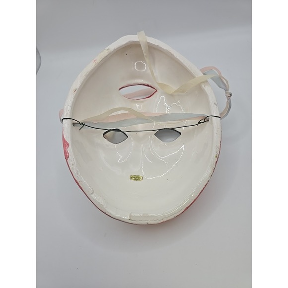 Vintage Ceramic Harlequin Clown Mask - Picture 3 of 6